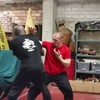 Sifu James combat training.