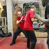 Sifu James combat training.