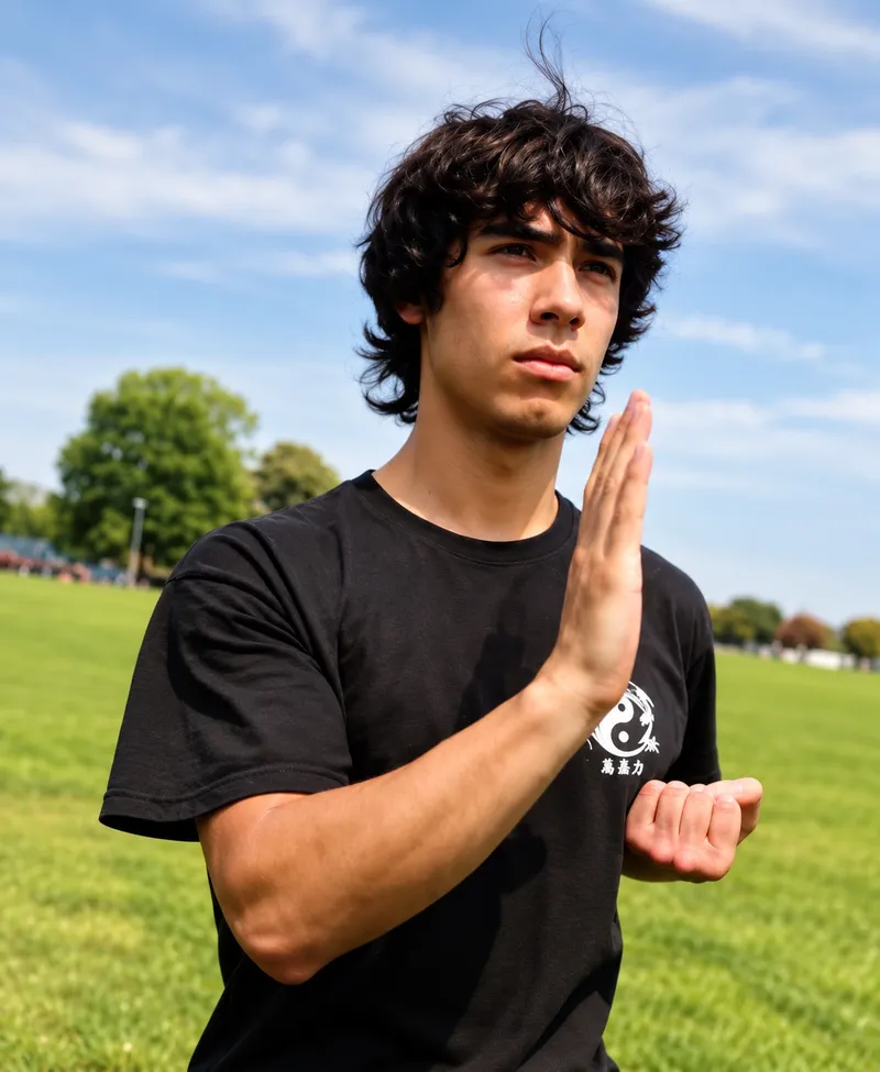 Sifu David performs Siu Nim Tau